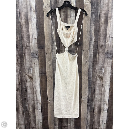 Dress Casual Maxi By Express In Beige, Size: S
