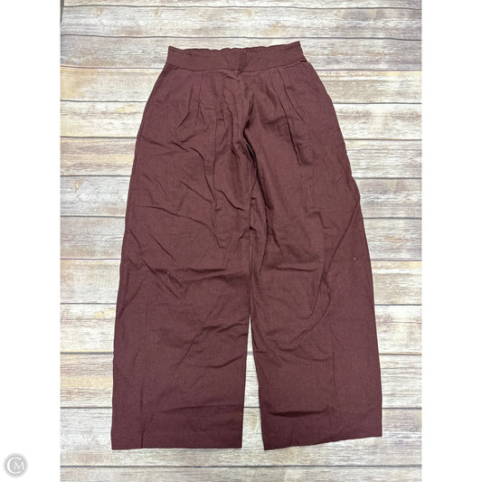 Pants Wide Leg By Abercrombie And Fitch In Brown, Size: M