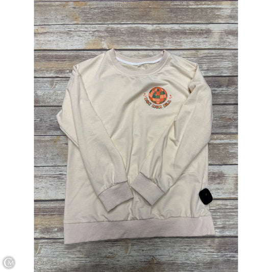 Sweatshirt Crewneck By Cmf In Cream, Size: M