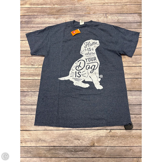 Top Short Sleeve Basic By Gildan In Blue, Size: S