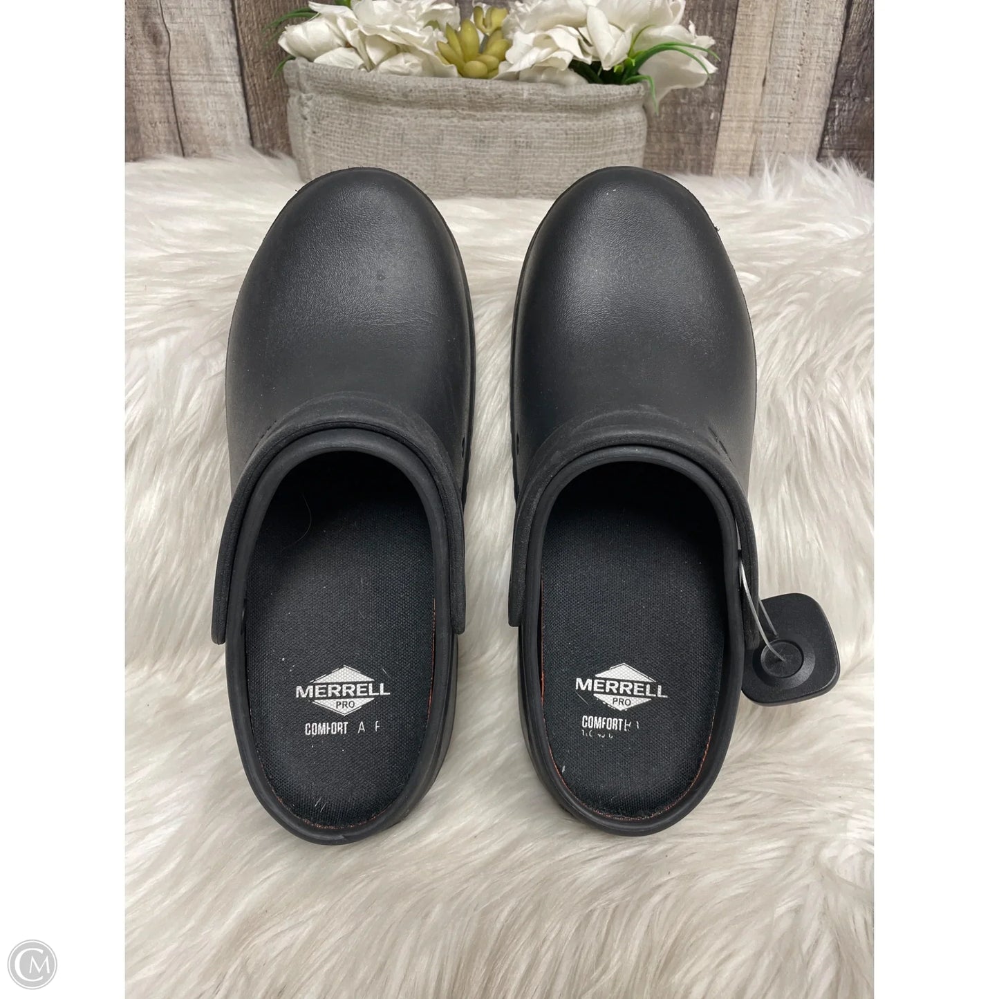 Shoes Flats By Merrell In Black, Size: 10