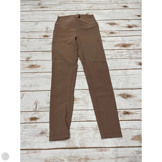 Athletic Leggings By Wilo In Tan, Size: S