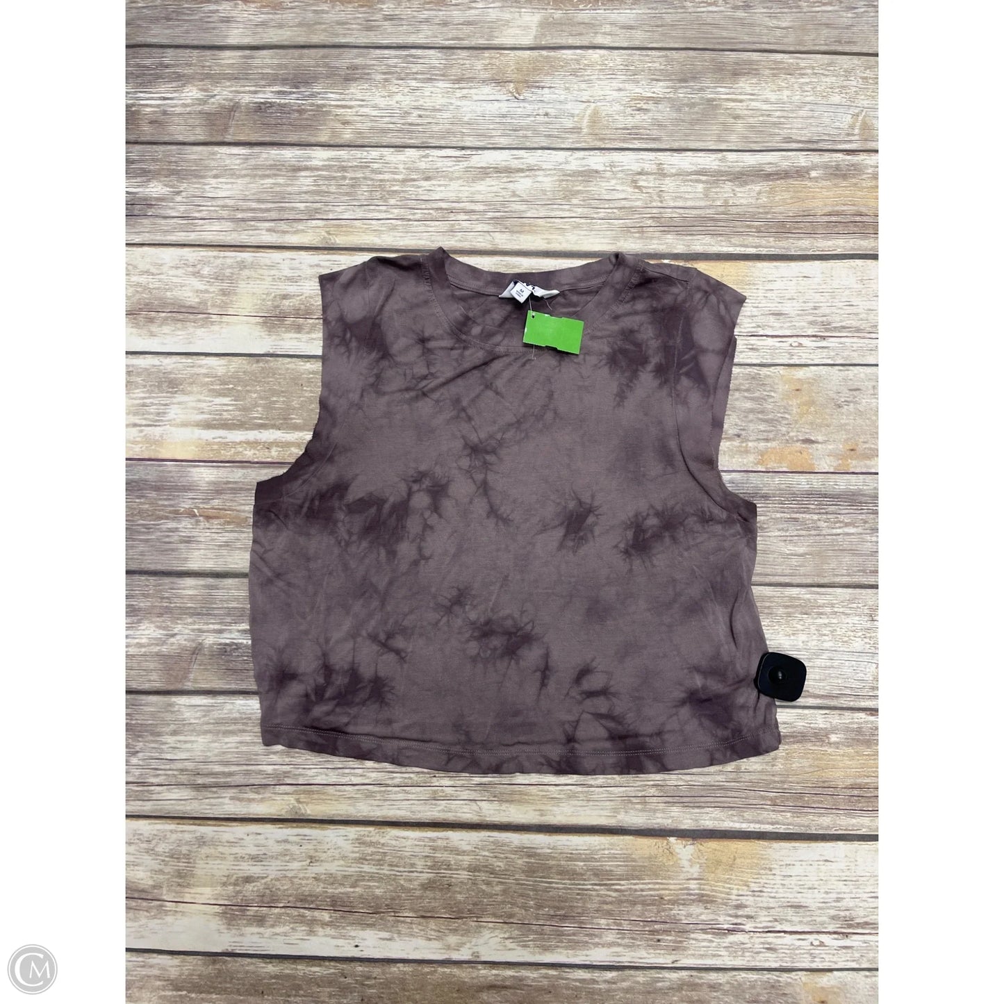 Athletic Tank Top By Joy Lab In Taupe, Size: M