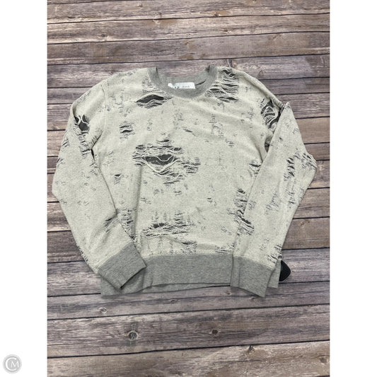 Top Long Sleeve By Cme In Grey, Size: S
