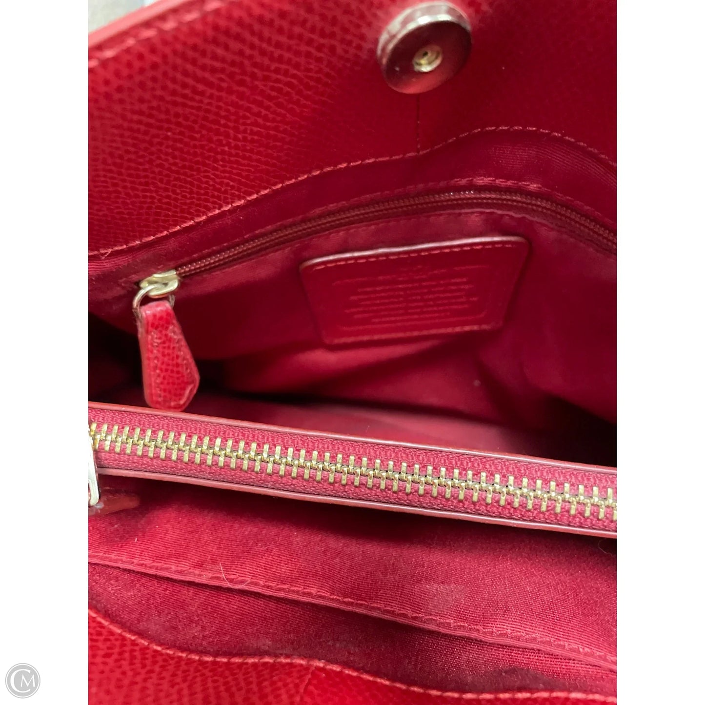 Handbag Designer By Coach, Size: Medium