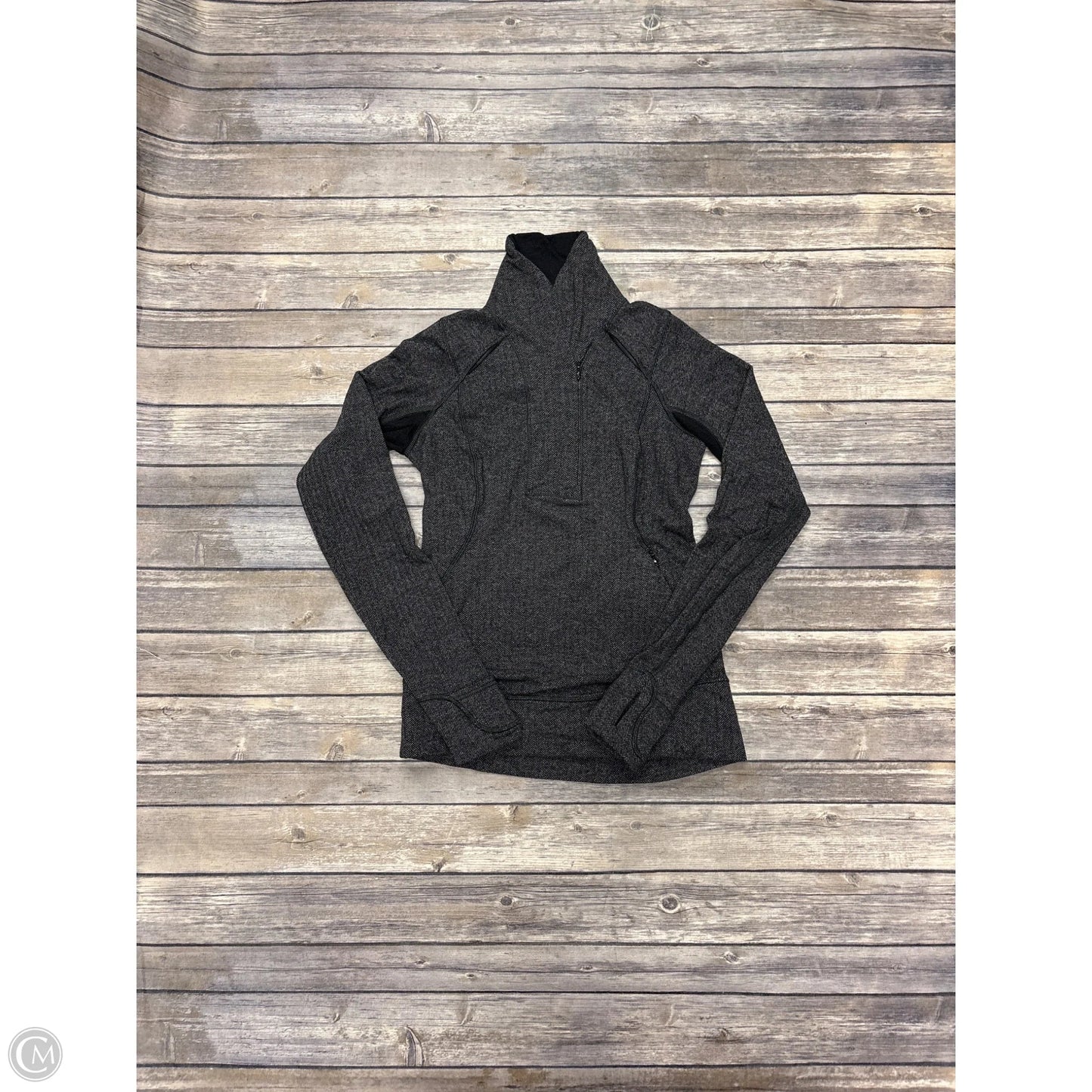 Athletic Jacket By Lululemon In Black, Size: Xs