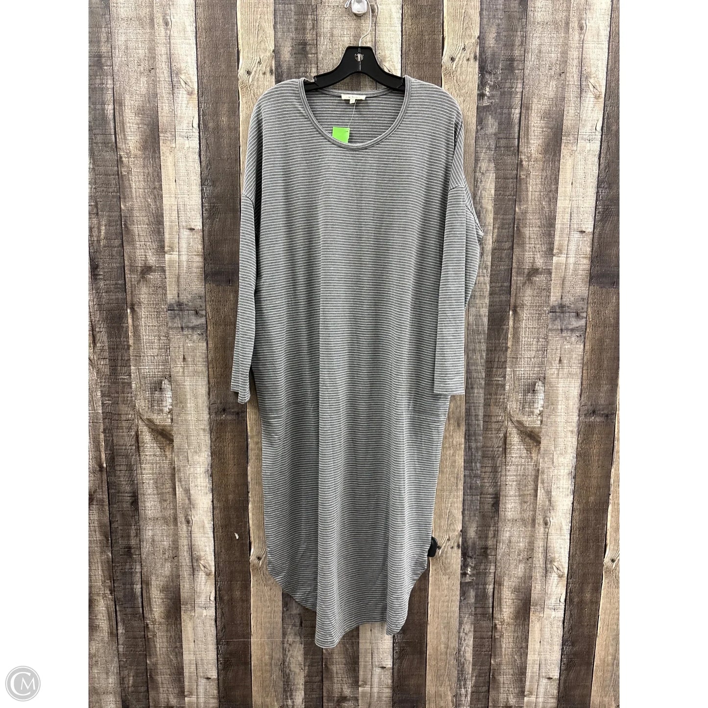 Dress Casual Maxi By In Loom In Grey & White, Size: S