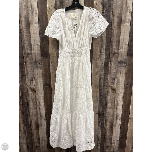 Dress Casual Maxi By Maeve In White, Size: S