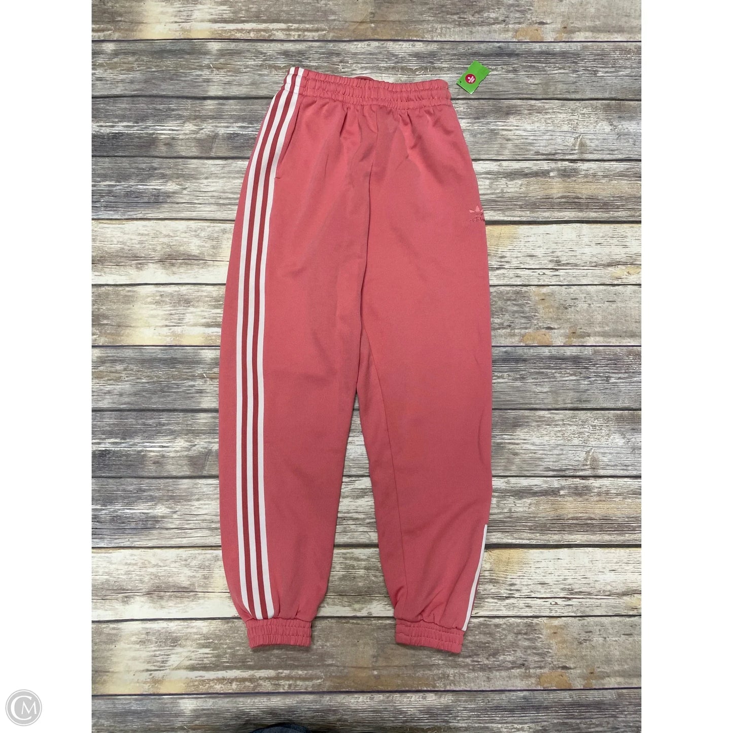 Athletic Pants By Adidas In Pink, Size: S