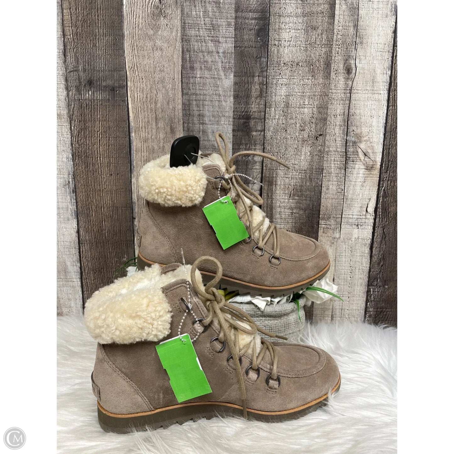 Boots Snow By Sorel In Tan, Size: 8