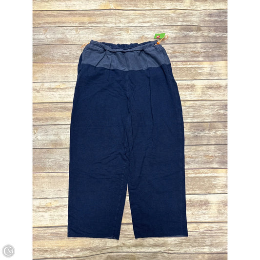 Pants Wide Leg By Free People In Blue, Size: L