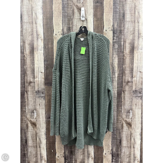 Sweater Cardigan By Aerie In Green, Size: L