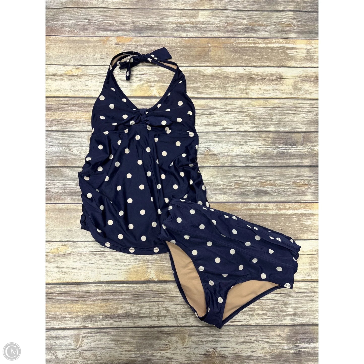 Swimsuit 2pc By Old Navy In Polkadot Pattern, Size: S