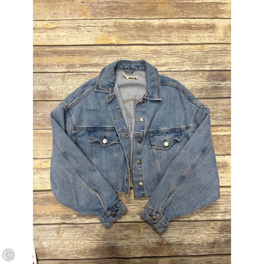 Jacket Denim By Motto In Blue Denim, Size: Xs