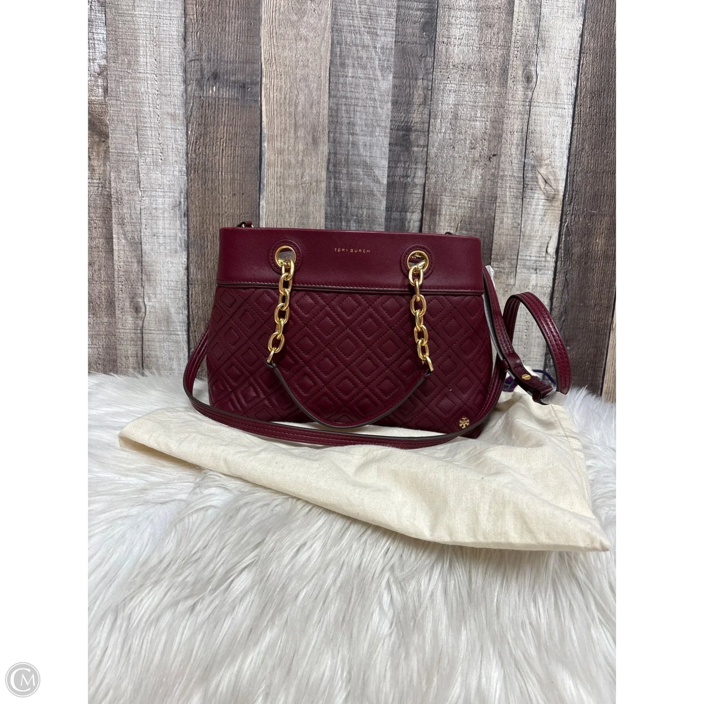 Handbag Designer By Tory Burch, Size: Medium