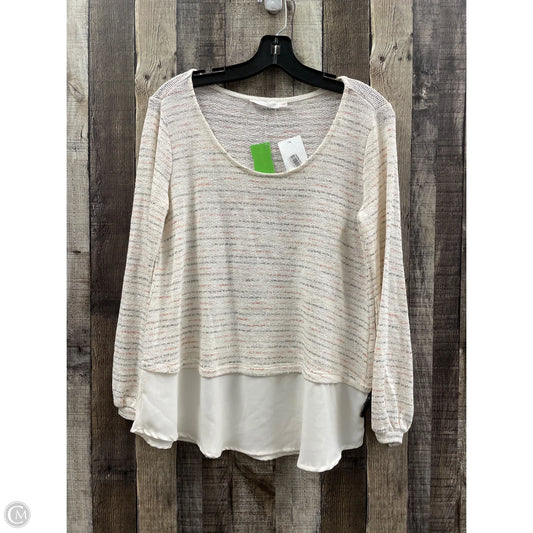 Top Long Sleeve By Lush In Multi-colored, Size: S