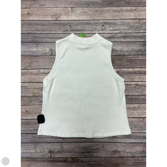 Top Sleeveless By Old Navy In White, Size: 2x
