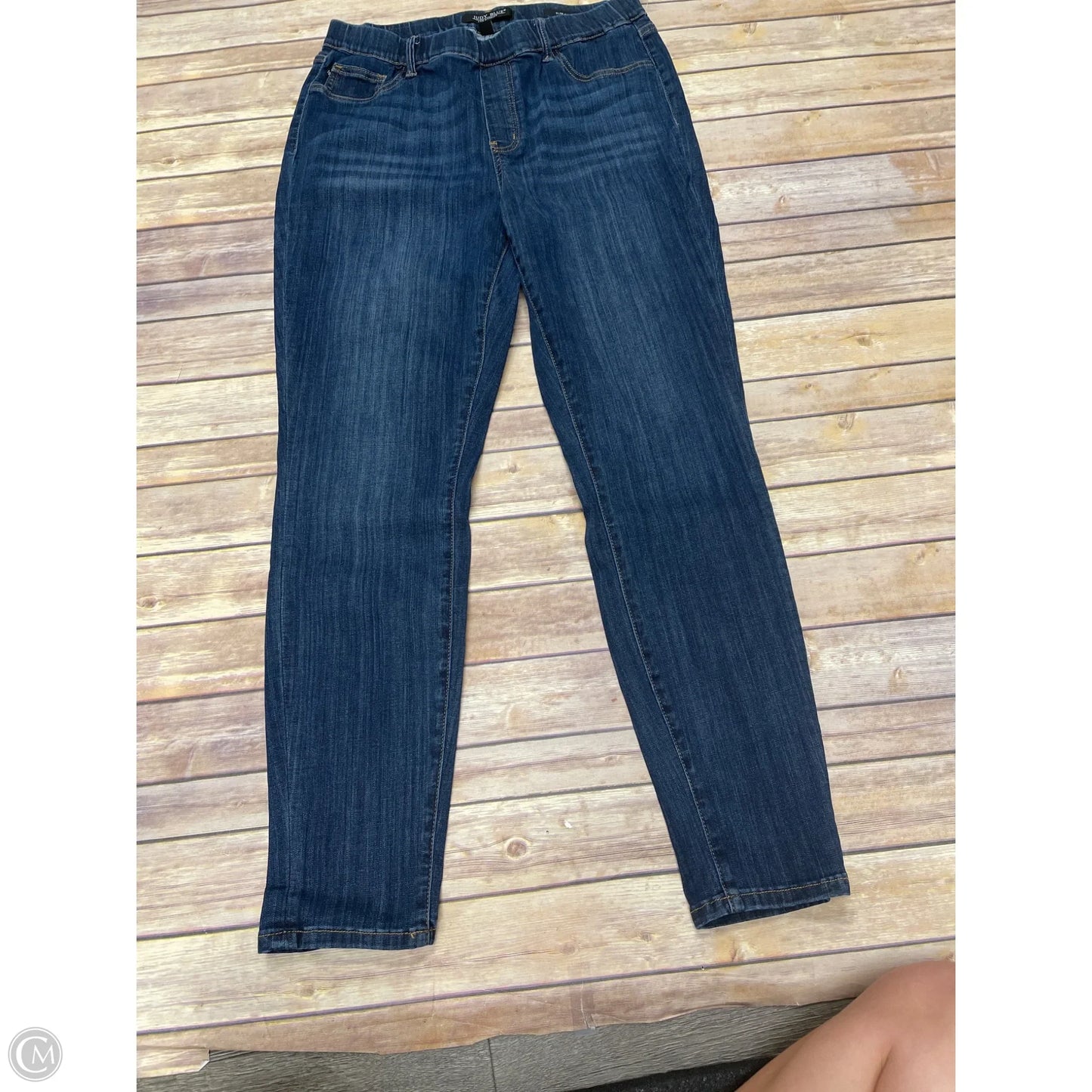 Jeans Skinny By Judy Blue In Blue Denim, Size: 12