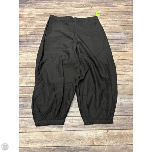 Pants Cropped By Cme In Black, Size: Xxl