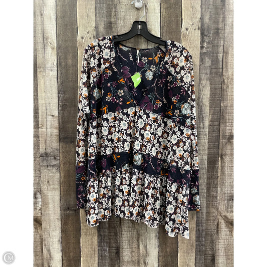 Top Long Sleeve By Free People In Multi-colored, Size: S