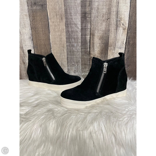 Boots Ankle Flats By Steve Madden In Black, Size: 8