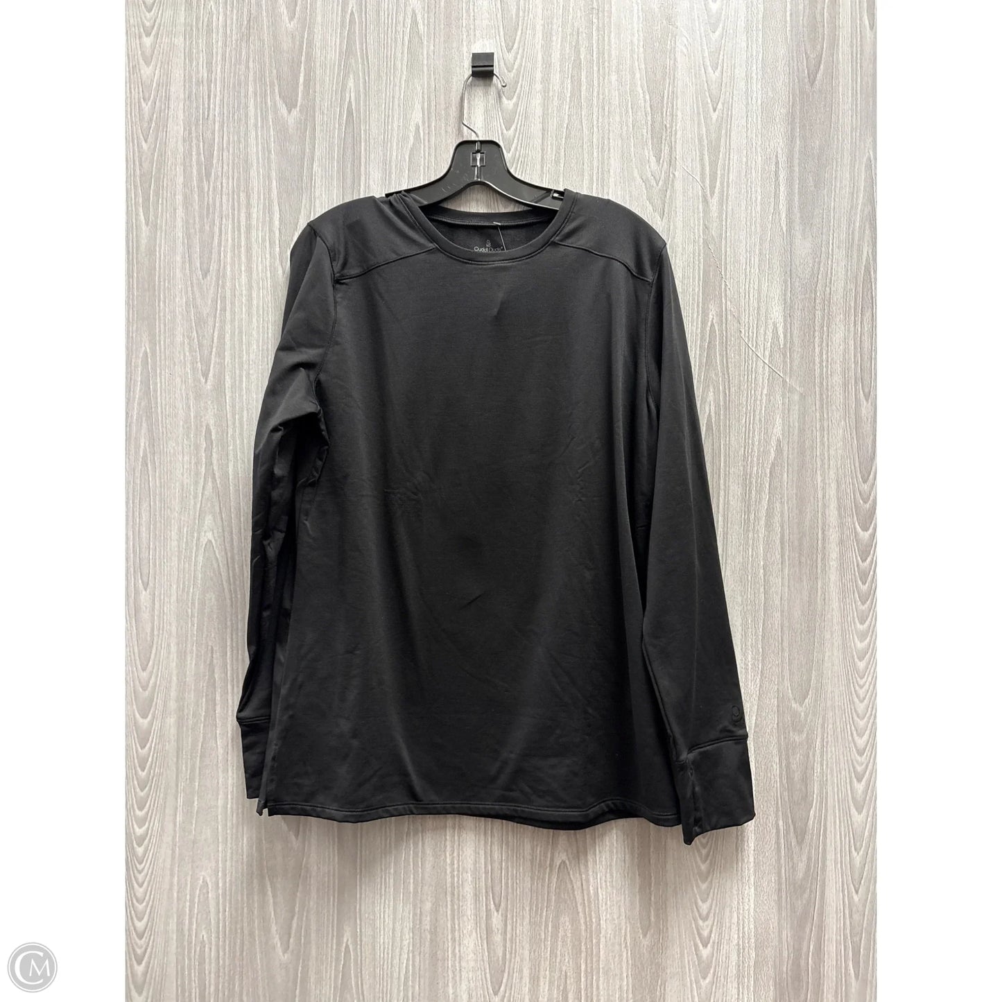 Top Long Sleeve By Cuddl Duds In Black, Size: Xl