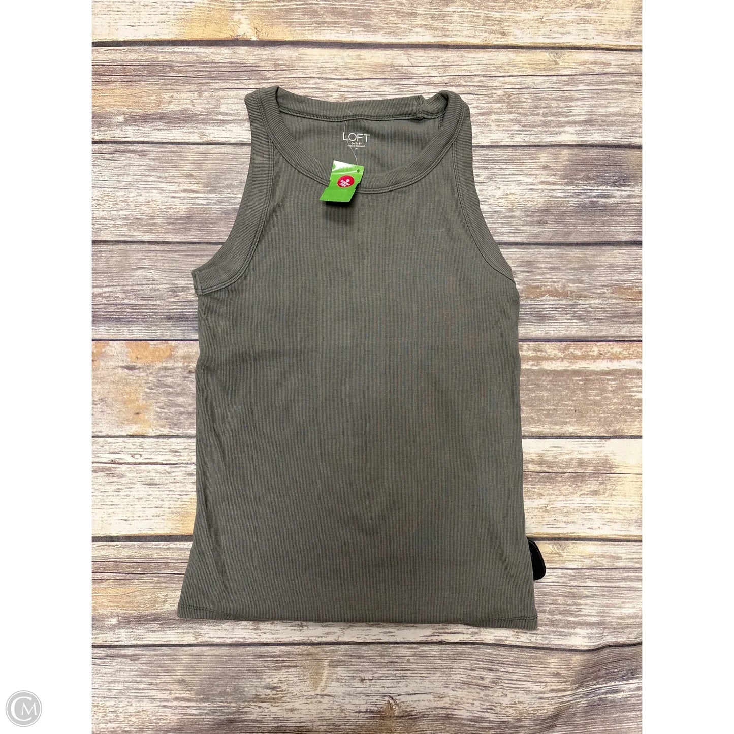 Tank Top By Loft In Green, Size: M