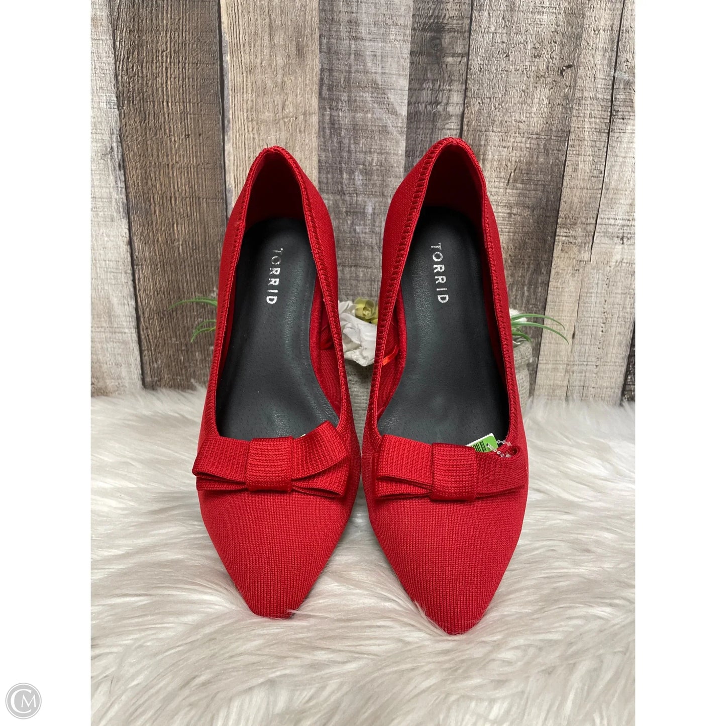 Shoes Heels Block By Torrid In Red, Size: 8.5