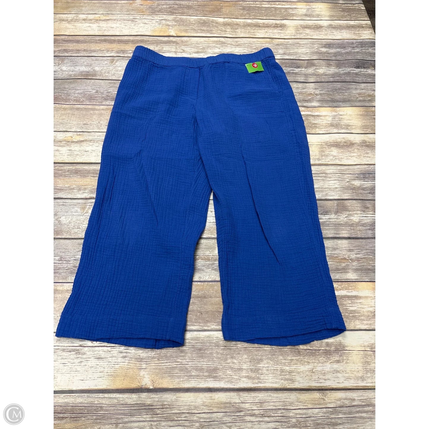 Pants Wide Leg By J. Jill In Blue, Size: L