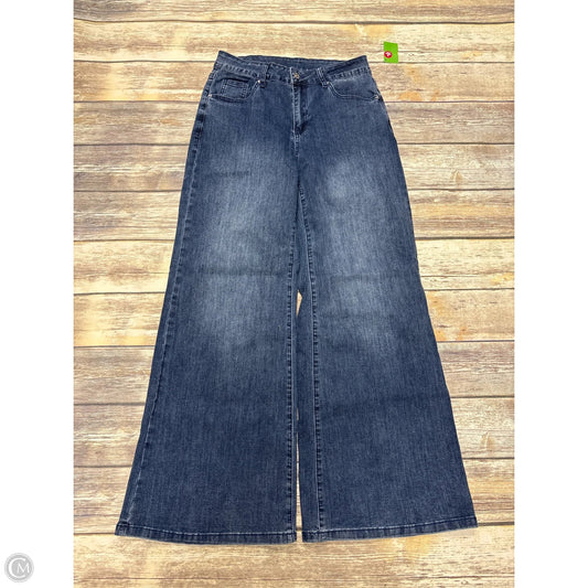 Jeans Wide Leg By Cmf In Blue Denim, Size: 8