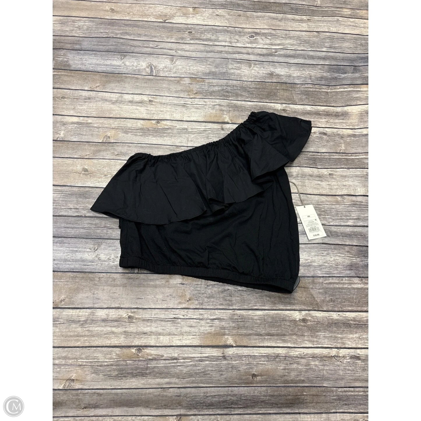 Top Short Sleeve By A New Day In Black, Size: Xs