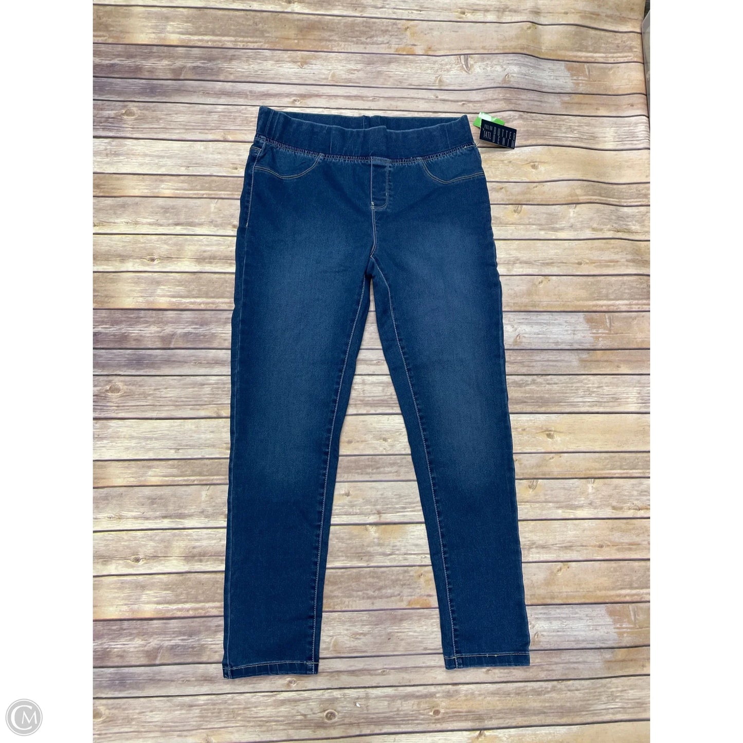 Jeans Skinny By Avenue In Blue Denim, Size: 14l