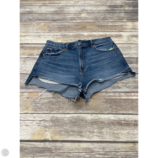Shorts By Abercrombie And Fitch In Blue Denim, Size: 12