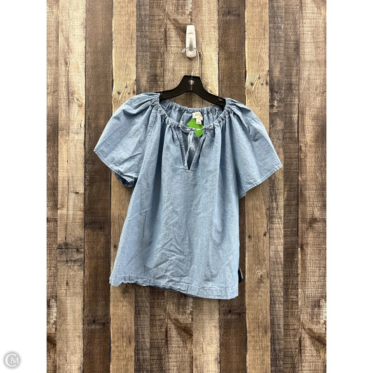 Top Sleeveless By J. Crew In Blue, Size: S