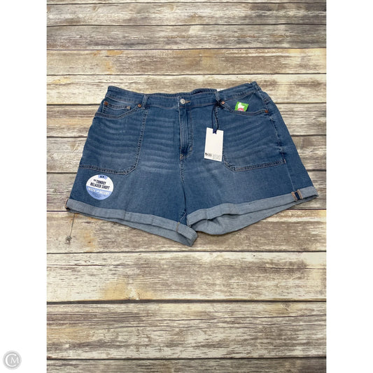 Shorts By Wallflower In Blue Denim, Size: 18