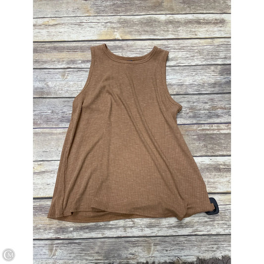 Top Sleeveless Basic By Old Navy In Tan, Size: Xs
