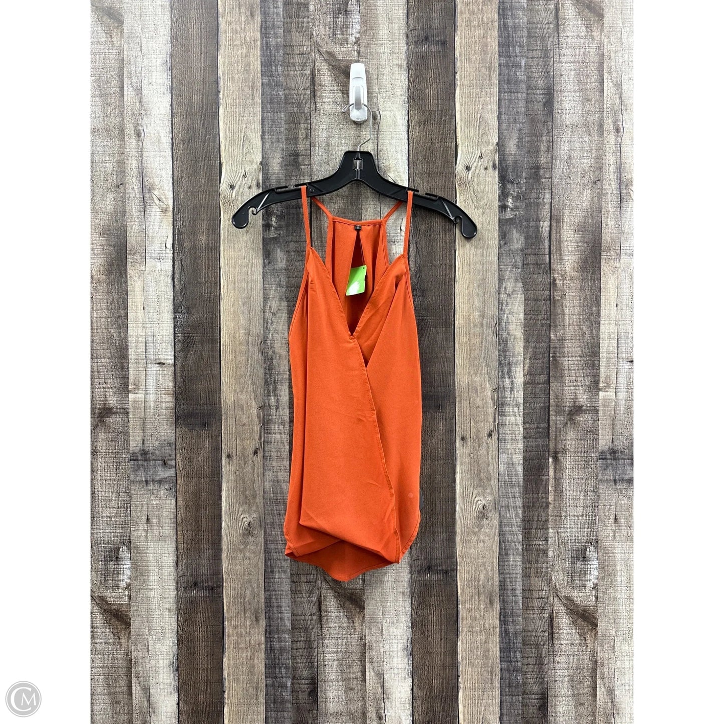 Top Sleeveless By Cmf In Orange, Size: S
