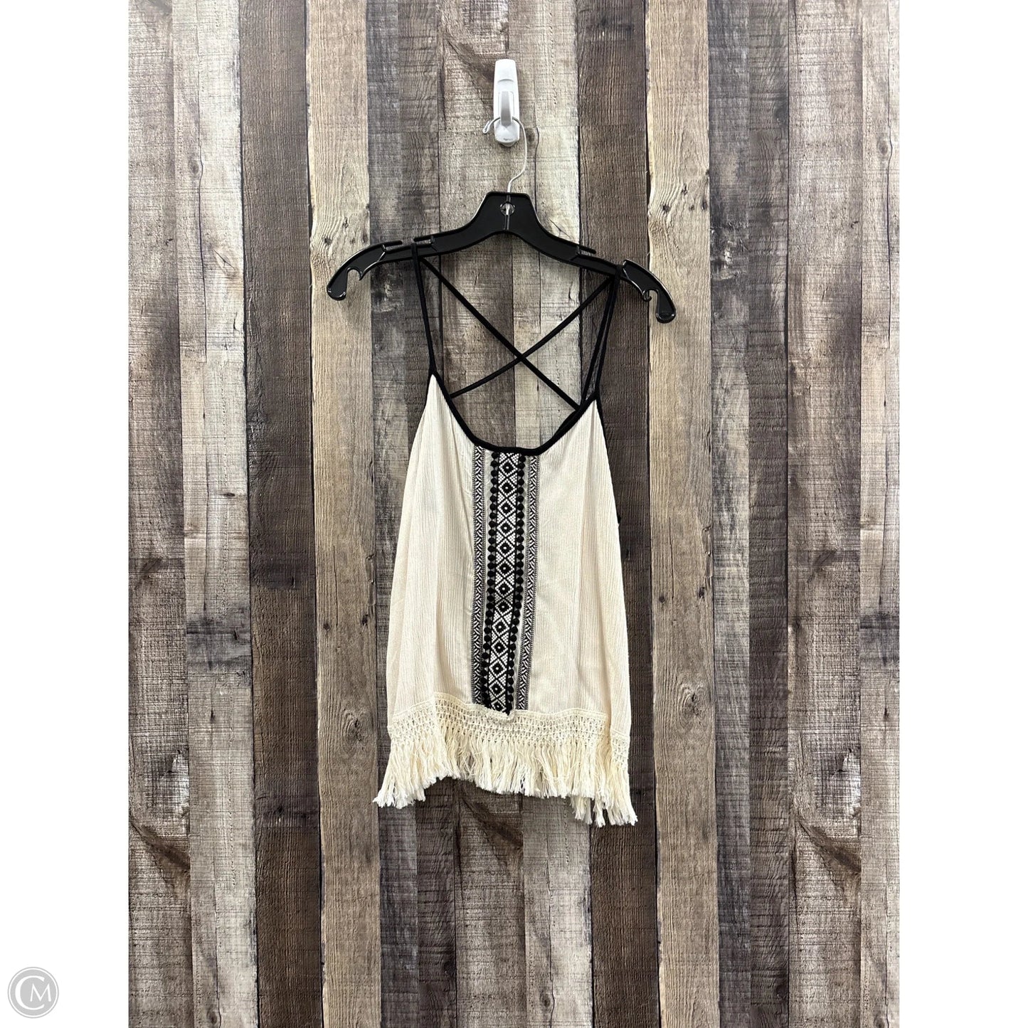 Top Sleeveless By Maurices In Beige, Size: M