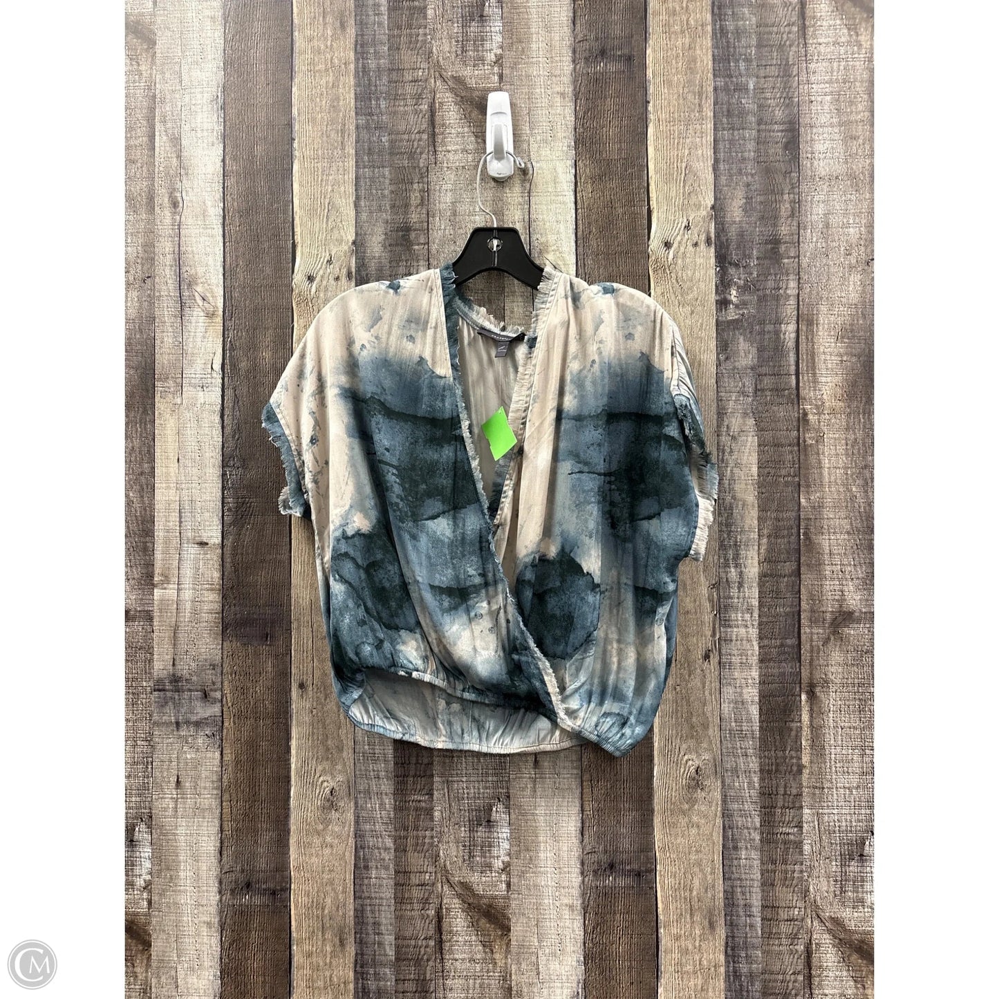 Top Sleeveless By Grade & Gather In Tie Dye Print, Size: S