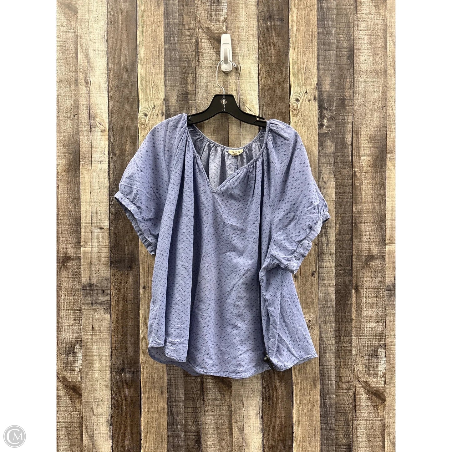 Top Short Sleeve By Ana In Purple, Size: 2x