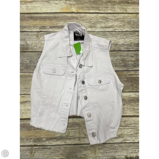 Vest Other By Rewash In White Denim, Size: L