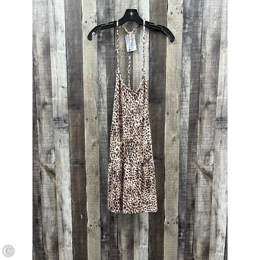 Top Sleeveless By Cme In Animal Print, Size: L