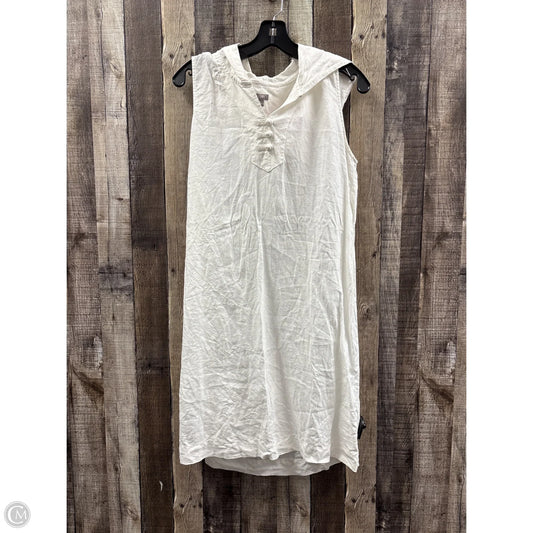 Dress Casual Midi By J. Jill In White, Size: M