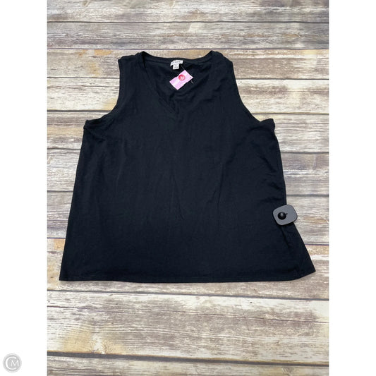 Top Sleeveless By J. Crew In Black, Size: Xl