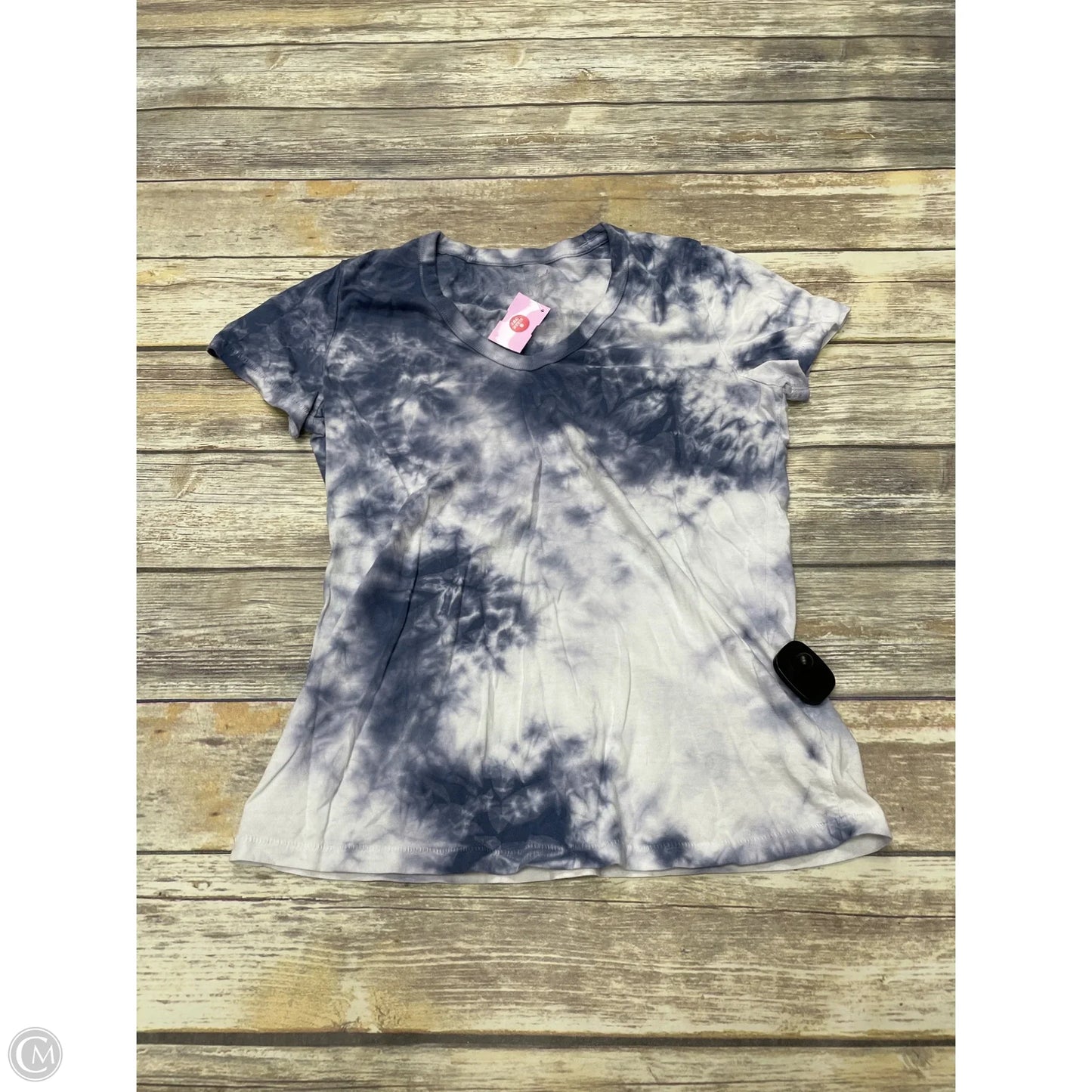 Top Short Sleeve Basic By Universal Thread In Tie Dye Print, Size: S