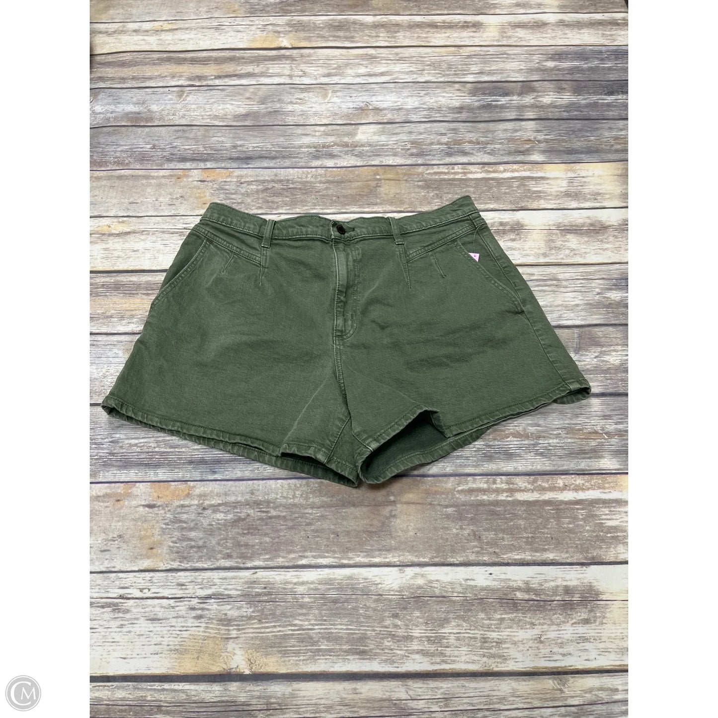 Shorts By Universal Thread In Green Denim, Size: 16
