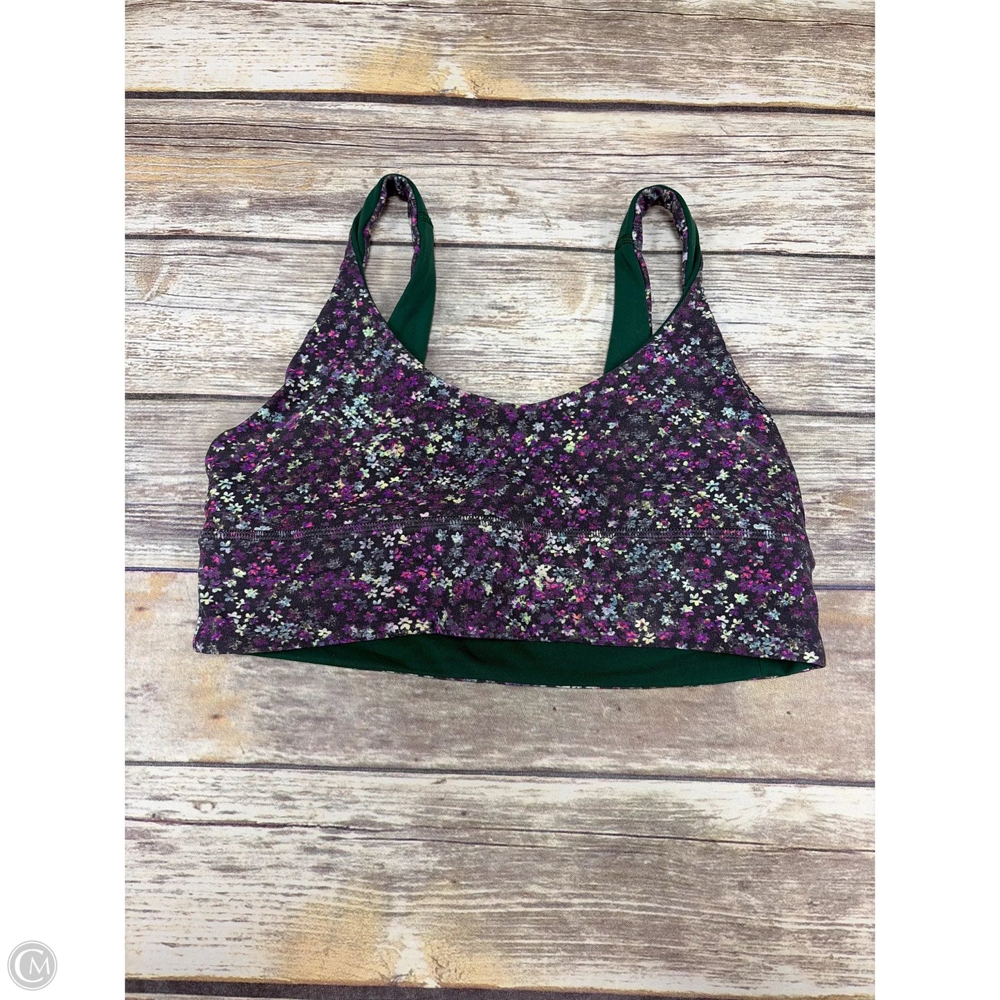 Athletic Bra By Lululemon In Green, Size: 10