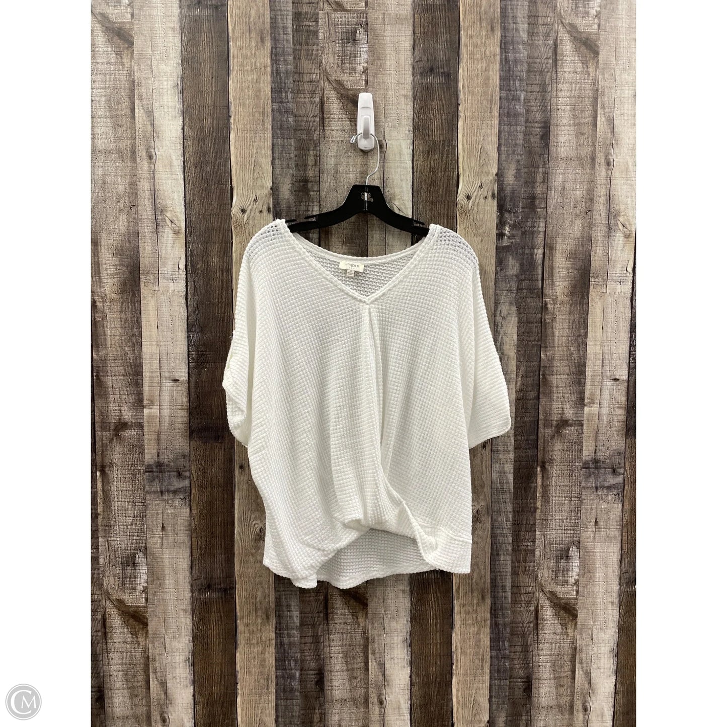 Top Short Sleeve By Umgee In White, Size: M