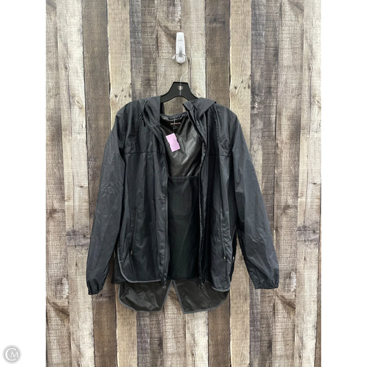 Jacket Windbreaker By Ivy Park In Black, Size: S