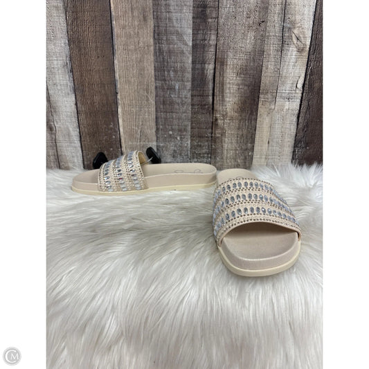 Sandals Flats By Jessica Simpson In Beige, Size: 9